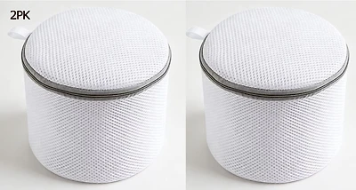 Mainstays, Sac de Lavage pour Soutien-Gorge 2 pièces, Conçu pour le Lavage afin de Réduire les Dommages, Sans Déformation, Sac Réutilisable pour Machine à Laver