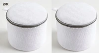 Mainstays, Sac de Lavage pour Soutien-Gorge 2 pièces, Conçu pour le Lavage afin de Réduire les Dommages, Sans Déformation, Sac Réutilisable pour Machine à Laver