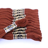 DMC 6-Strand Cotton Embroidery Floss, 8 m (8.7 yd), Brown
