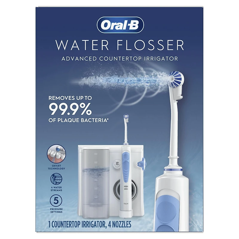 Oral-B Water Flosser, White & Light Blue