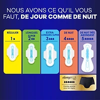 Always Maxi Overnight Pads with Wings for Women, Size 5, Extra Heavy Overnight Absorbency, Unscented