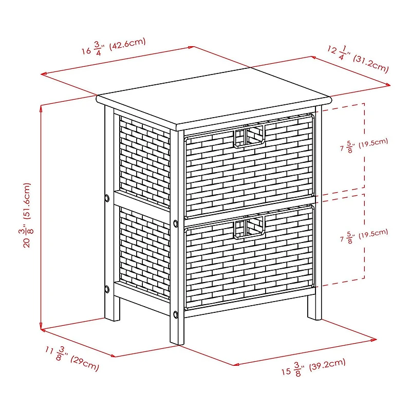 20216 Omaha Storage rack with baskets