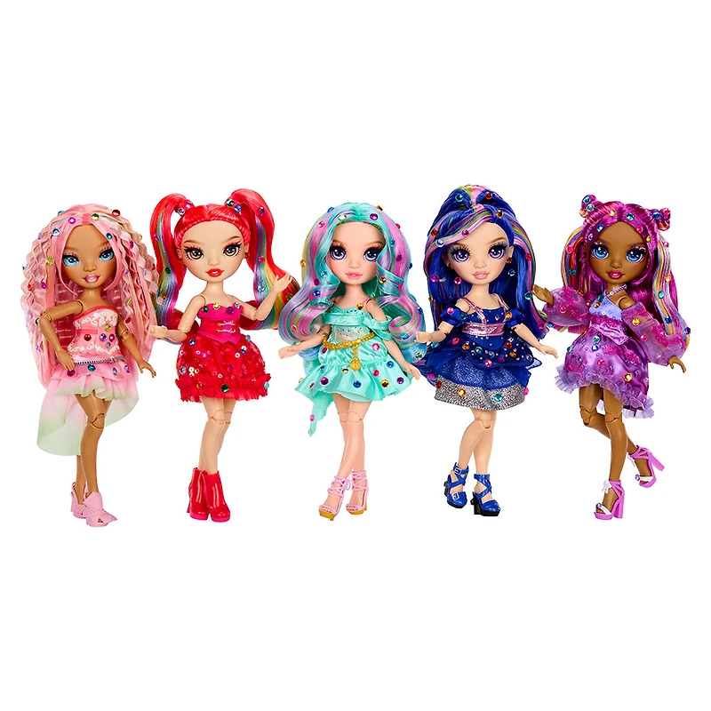 Rainbow High Be Dazzling Fashion Dolls- Genevieve Bleue (Blue) with Bedazzler Tool and Sparkle Gems