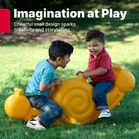 Step2 Seesaw Snail Kids Rocking Rider Resin Toy Fits 2 Toddlers, Ages 18 Months - 3 Years