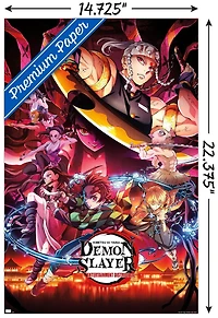 Demon Slayer - Key Visual 1 Wall Poster, 22.375" x 34"