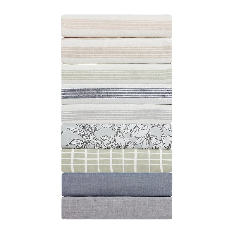 Ensemble de housse de couette 2 pièces Batiste grise HOMETRENDS, 1 place