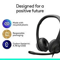 Logitech H390 Wired Headset with Noise Canceling Microphone