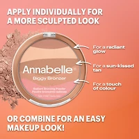 Annabelle Biggy Bronzer Talc-Free Radiant Bronzing Powder