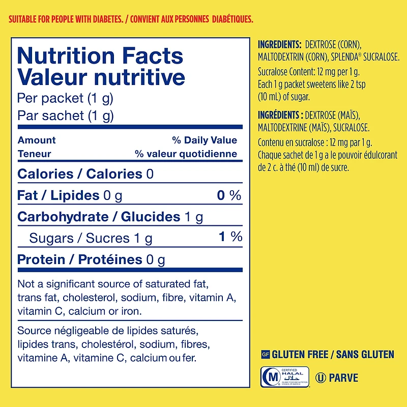Splenda® Édulcorant Sans Calories