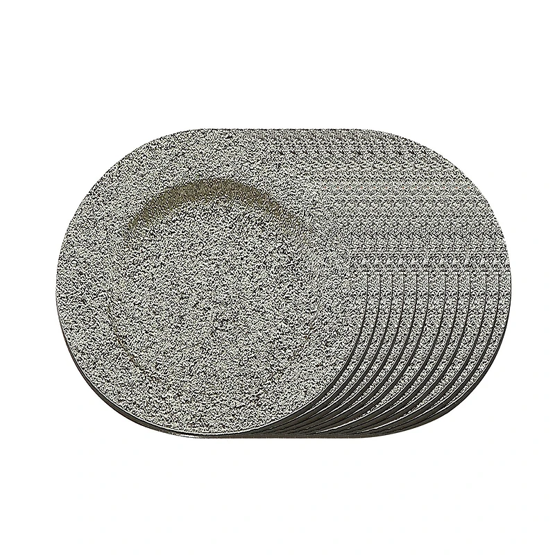Charger Plate (Glitter) (Champagne) (13") - Set of 12