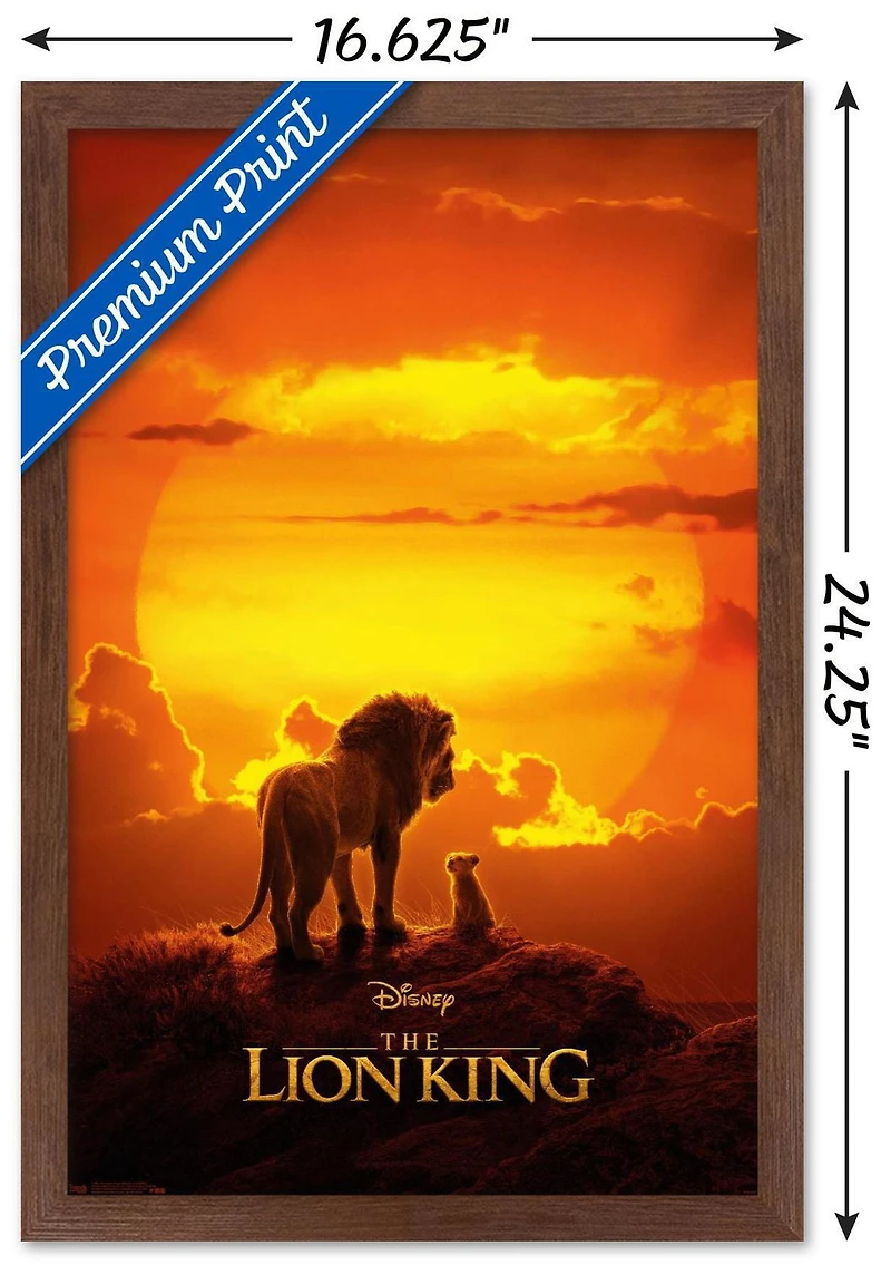 Disney The Lion King - Mufasa And Simba Wall Poster, 22.375" x 34"