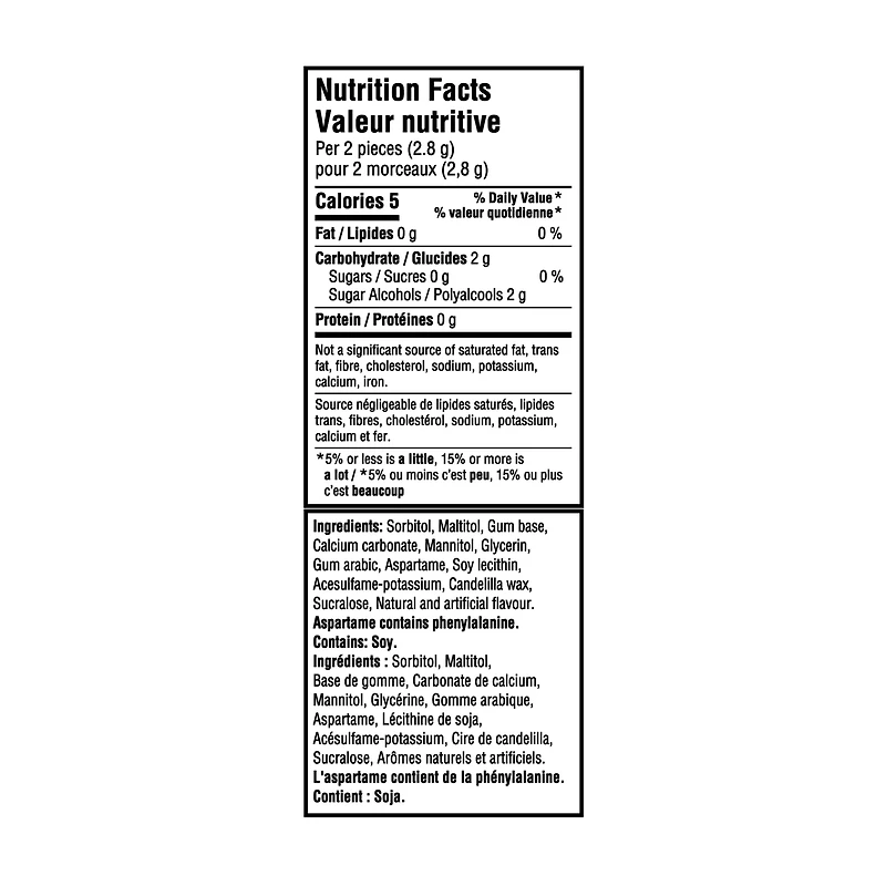 Dentyne Ice, Intense Sugar-free Gum - Pack of 4 (64 Pieces)