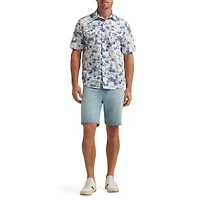 Wrangler® Men's Short Sleeve Print Shirt