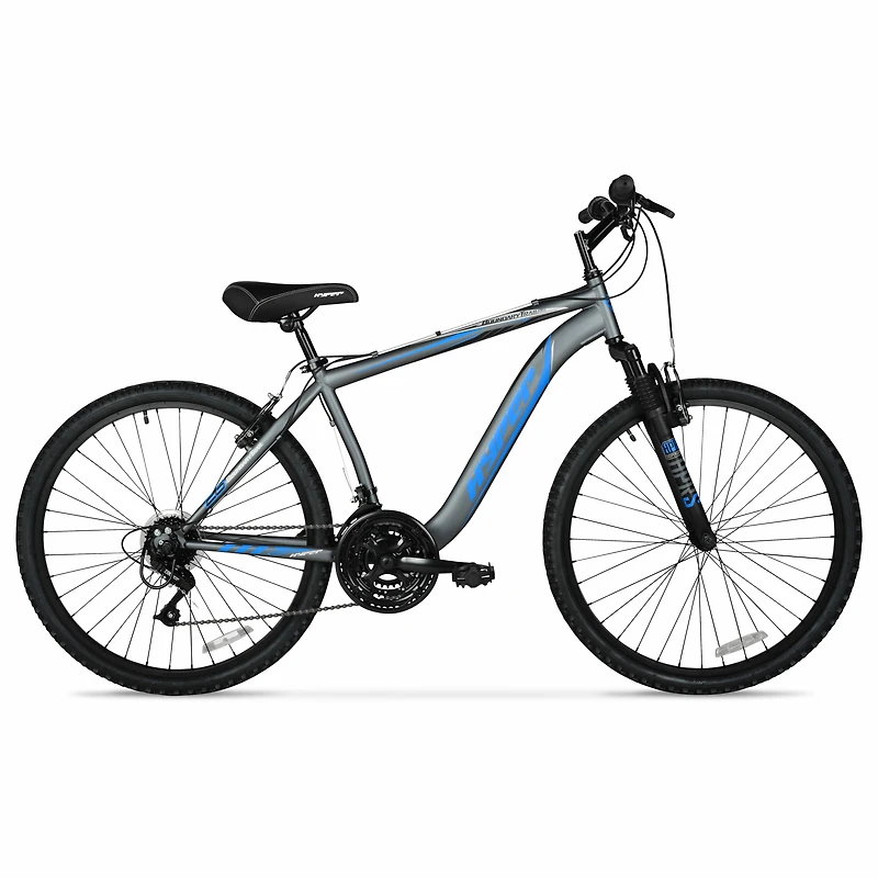 Hyper Bicycles 26” Men’s Boundary Mountain Bike, Gray
