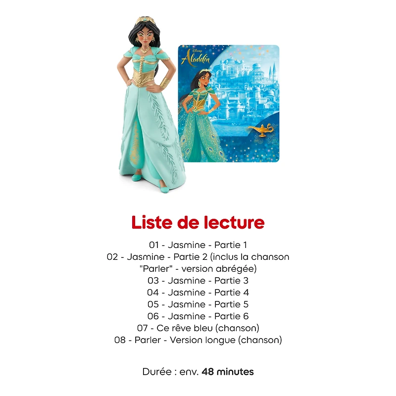 tonies Disney Aladdin: Jasmine Audio Play Figurine (French)