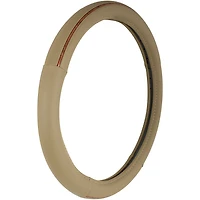Auto Drive Tan Burl Wood Steering Wheel Cover