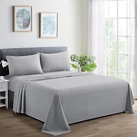 Literie Marina Decoration, 600 fils/cm², ultra douce, à poches profondes, en coton percale fibres longues, toutes saisons