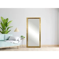 Floor mirror with solid heavy MDF frame<br>Dimensions<br>80"H x 30"W x 5"D