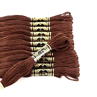 DMC 6-Strand Cotton Embroidery Floss, 8 m (8.7 yd), Brown