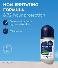 NIVEA MEN Derma Comfort Sensible, antisudorifique en bille, protection 72 heures, 50 ml