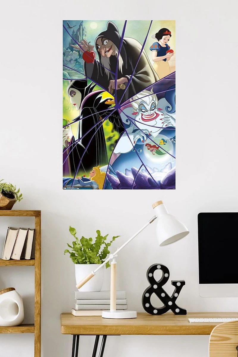 Disney VIllains - Collage Wall Poster, 22.375" x 34"