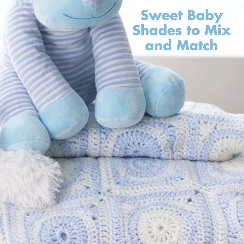 Bernat® Baby Sport™ Yarn, Acrylic #3 DK, 12.3oz/350g, 1256 Yards