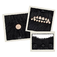 Fuggler Fart Face 9-inch Assortment Series 1 (Munch Munch – Black long) by ZURU, Funny Ugly Monster Plush Toy