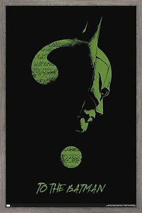 DC Comics The Batman - Riddler Wall Poster, 22.375" x 34" Framed