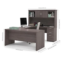 Bestar Logan U-Shaped Desk