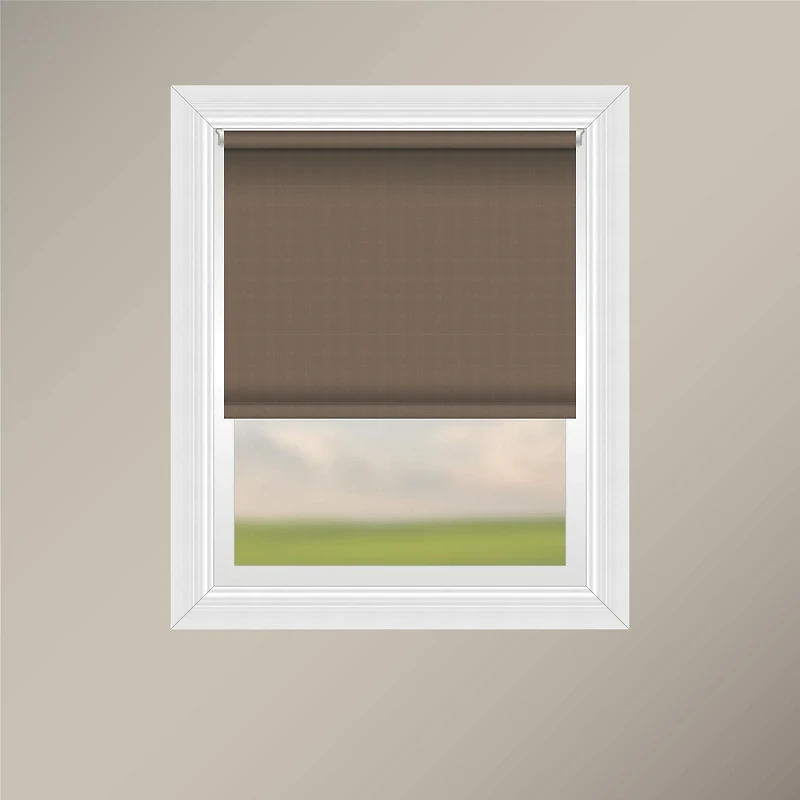 Off Cut Shades Chainless Solid Privacy Roller Shade-Fawn