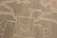 ECARPETGALLERY 5'1" x 8'0" Transitional Finest Oushak Hand-knotted Area Rug for Living Room, Dining Room and Bedroom in Grey