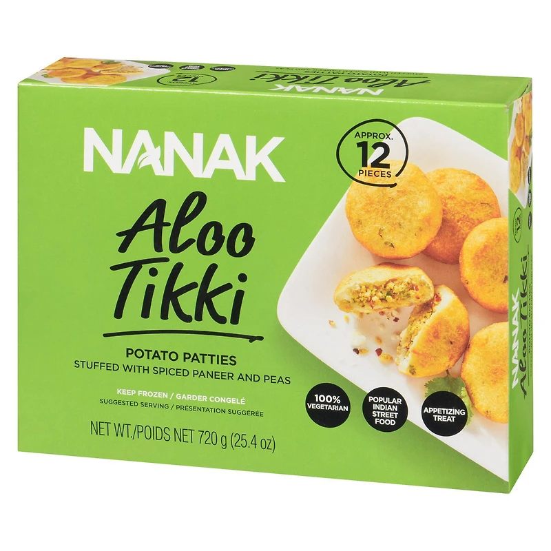 Nanak Aloo Tikki - Appetizer Frozen, 720 g