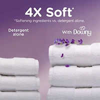 Downy Ultra Soft Plus Fresh Fabric Softener Liquid, Calm, Lavender and Vanilla Bean, Downy Fabric Softener, Laundry Softener 138WL