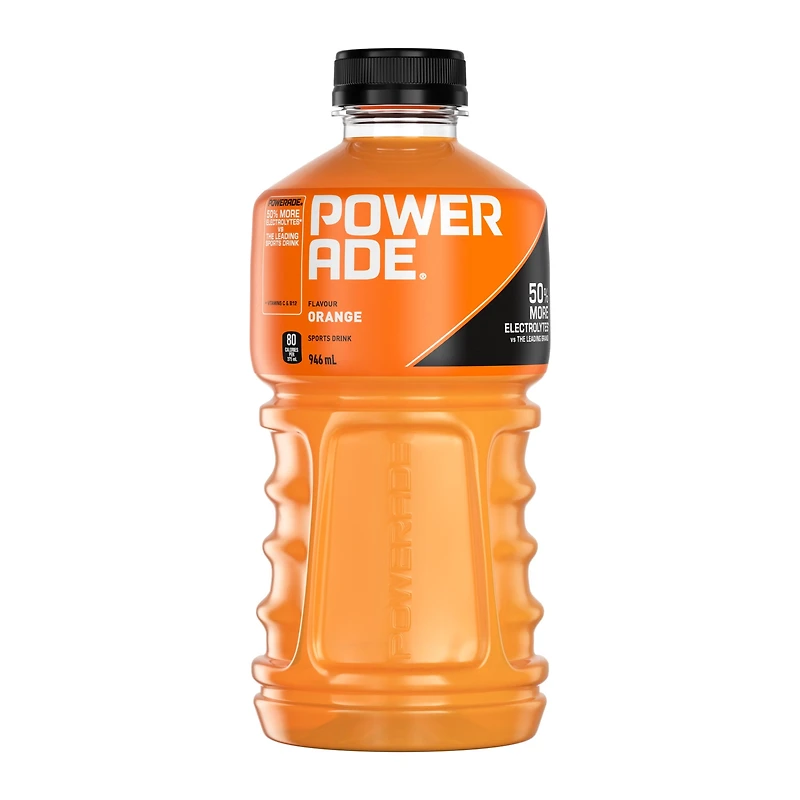Powerade Orange Bottle, 946 mL
