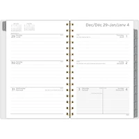 2026 Mead® Greyson Floral Small Weekly Clear Poly Cover Planner