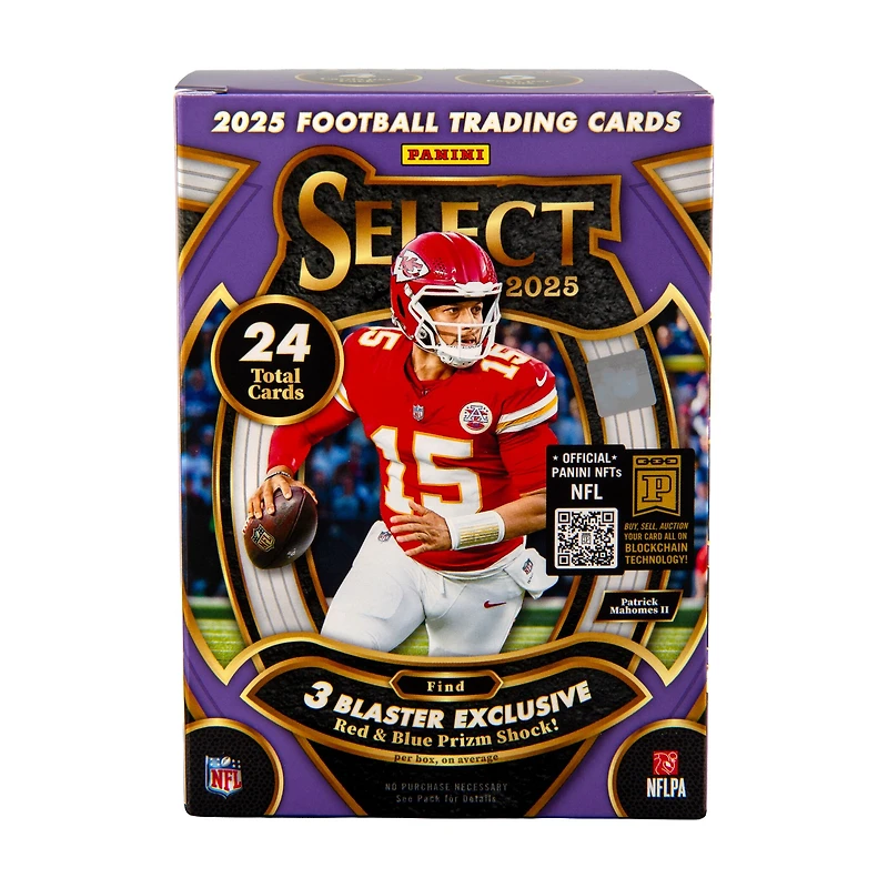 2025 Panini Select Football Trading Cards Blaster Box