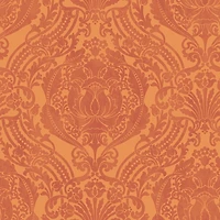 Blue Mountain Wallcoverings Silk Damask Sidewall Wallpaper
