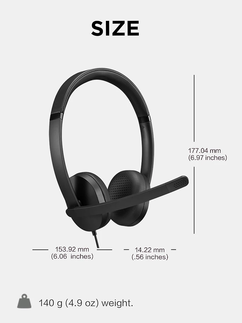 Lenovo USB-A Wired Stereo Headset Gen 2