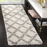 Safavieh Hudson Franklin Tapis Géométrique Diamants Shag