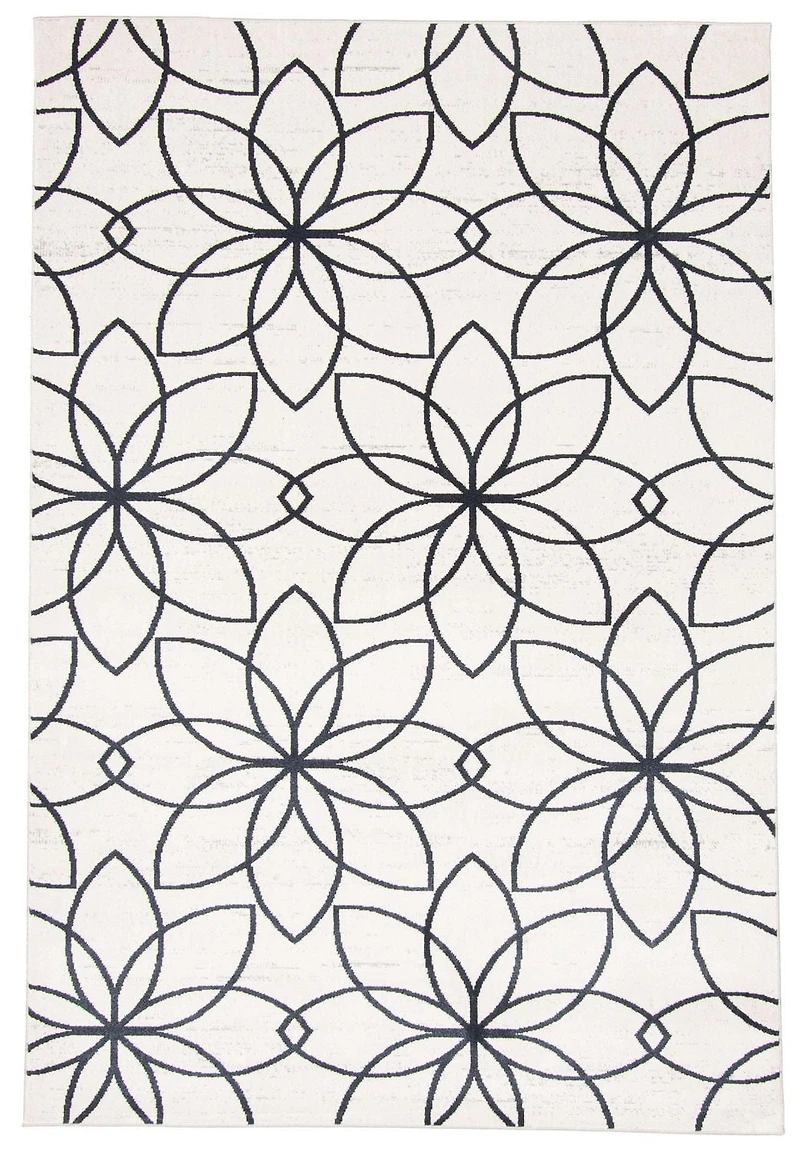 ECARPET Washable Floral Area Rug & Runner for Bedroom, Living Room, Kids Hallway