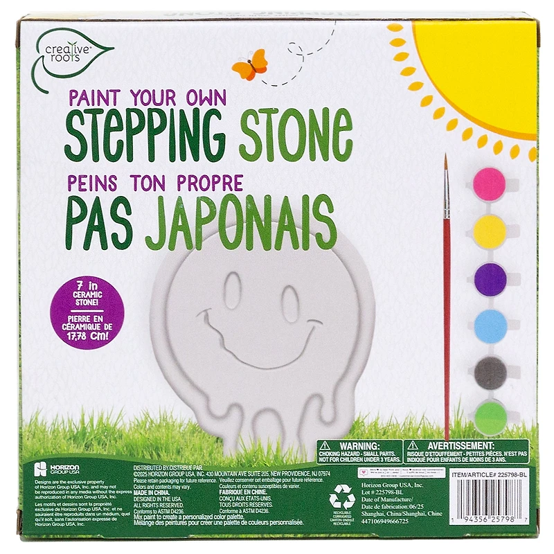 Creative Roots Paint Your Own Stepping Stone – Melting Smile