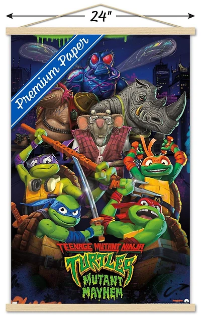 Teenage Mutant Ninja Turtles: Mutant Mayhem - Group Wall Poster