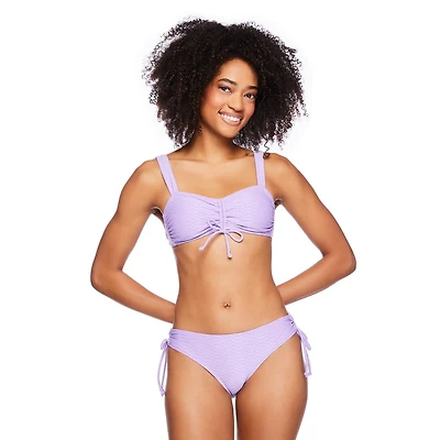 No Boundaries Women's Front Tie Bikini Top