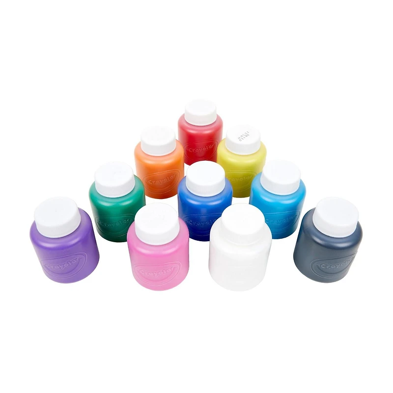 Crayola Washable Project Paint, 10 Count