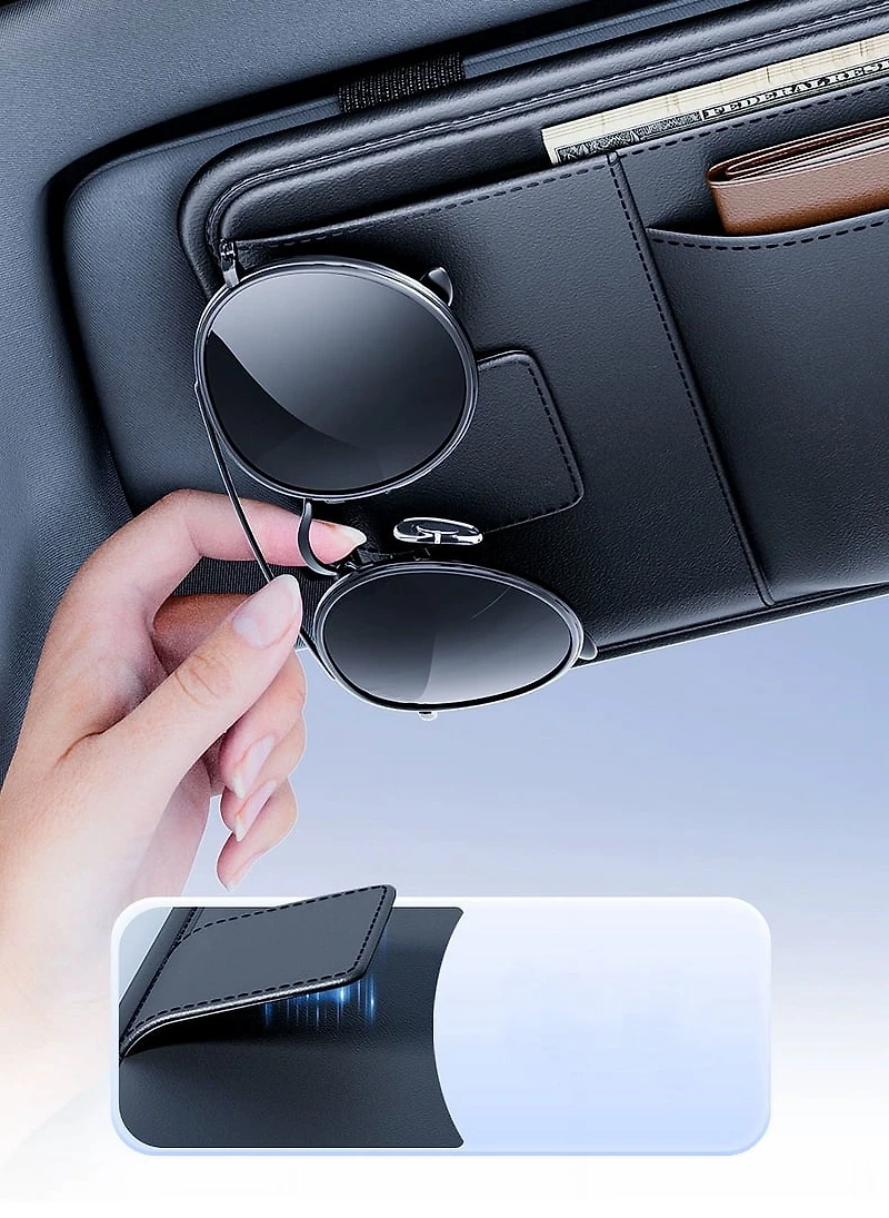 Auto Drive Car Visor Storage Organizer