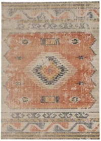 Great Zero Barlow Ivory & Rust 5' x 7'6" Area Rug