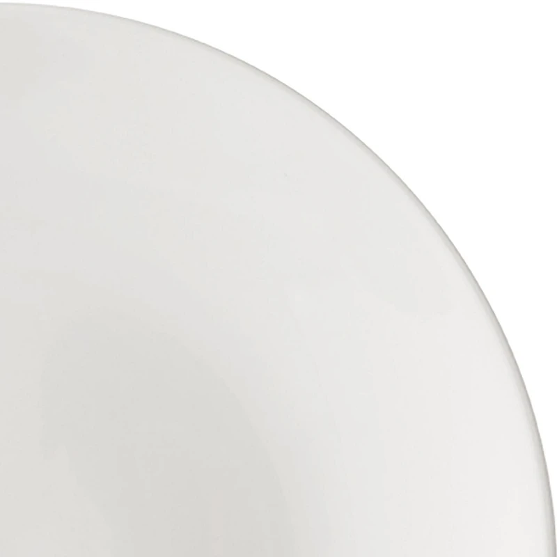 Mainstays Glazed White Round Stoneware Salad Plate, 7.5”