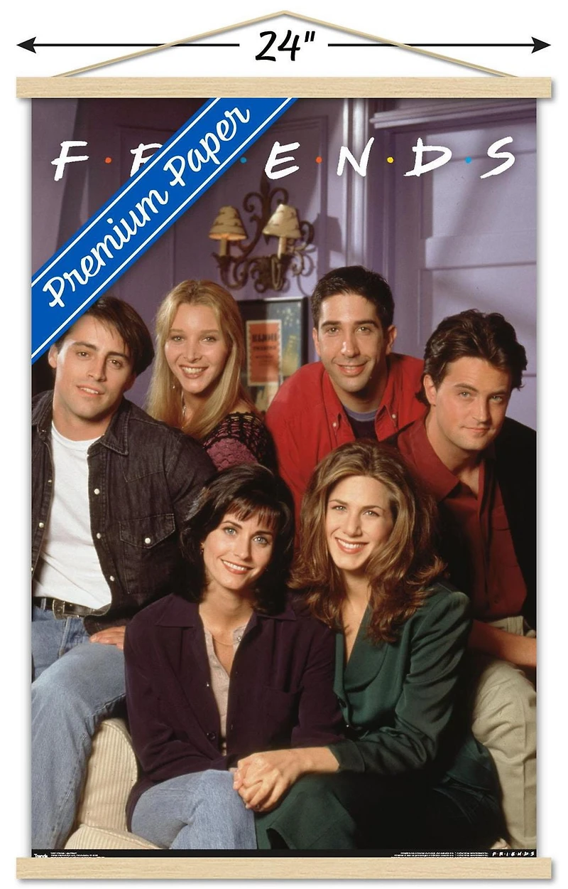 Friends - Apartment Wall Poster, 22.375" x 34"