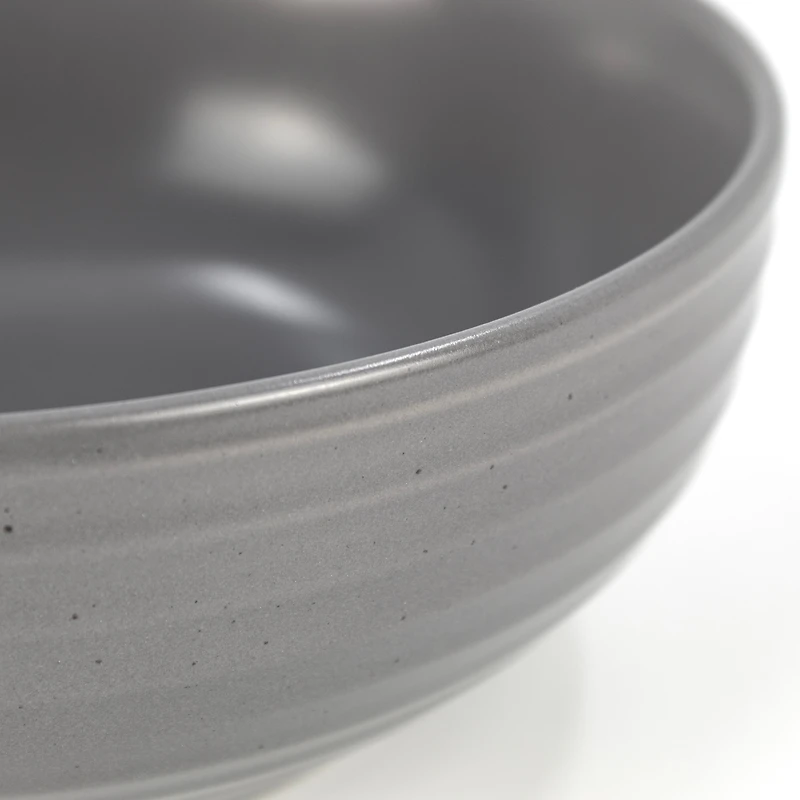 HOMETRENDS Evelyn 12pc Dinnerware Set Grey