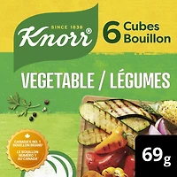 Knorr Vegetable Bouillon Cubes, Rich Broth Flavour, 69 g, Pack of 6